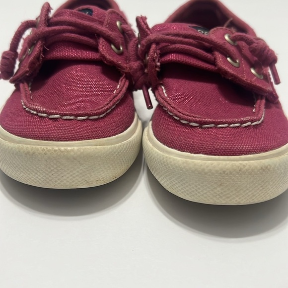 Us 10 med pink sparkle Sperry boat shoes - Picture 3 of 7
